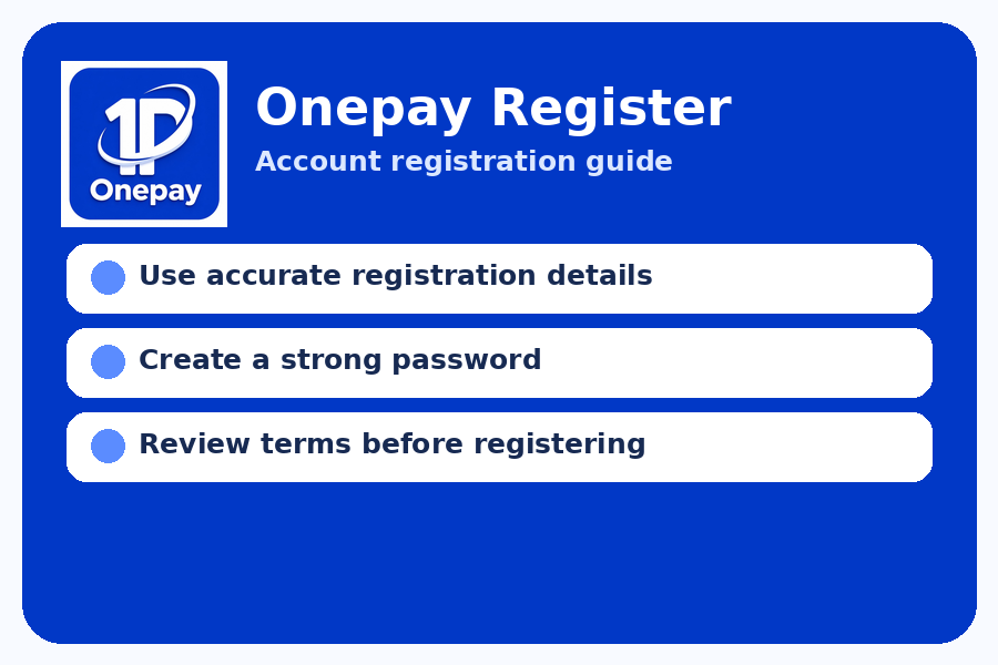 onepay Create an Account registration form with fields for mobile number, email, password, confirm password and invite code