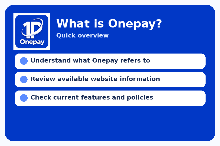 What is onepay
